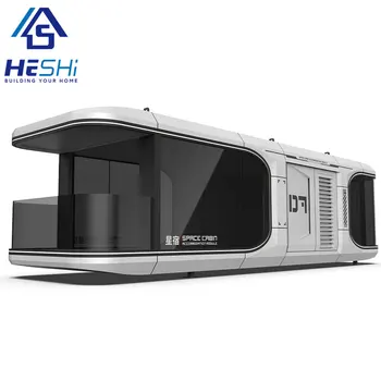 Anti-Seismic Mobile Luxury Prefab Villa Waterproof Capsule House Hotel Insulated Prefabricated Cabin Sleeping Pod