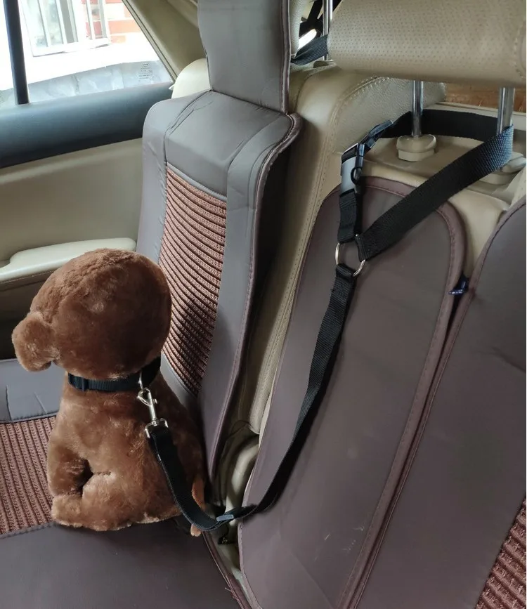Manufacturer Wholesale Multicolors Nylon Adjustable Dog Seat Belt With