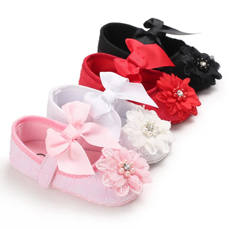 2021 New Spring and Autumn 0-1 Year Old Baby Girl Soft-soled Non-slip Princess Toddler Shoes