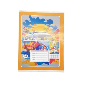 New Design Saddle Stitch Exercise Book with Custom Cover Artwork Inner Paper Weight Options and Page Customization for Wholesale