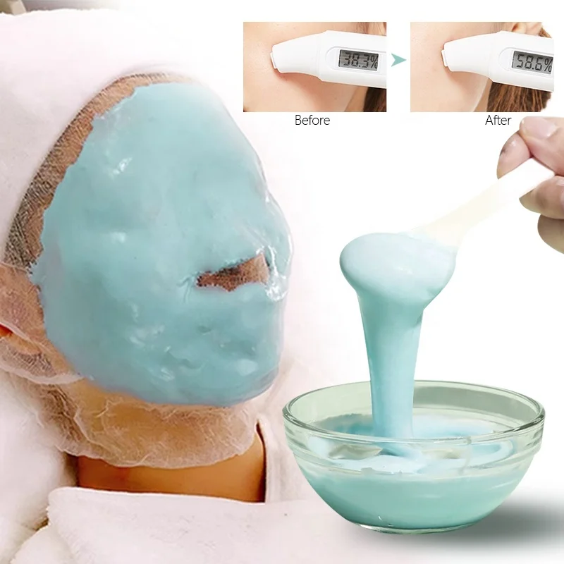 Mint Clay Mask Powder Alginate Powder Mask Oem Natural Organic Professional Peel Off  Mint Powder Facial Mask Manufacturers