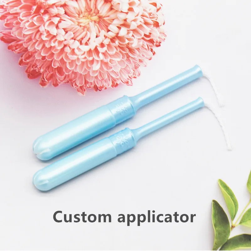 100 Natural Cotton Tampon Disposable Applicator Tampon Private Brand