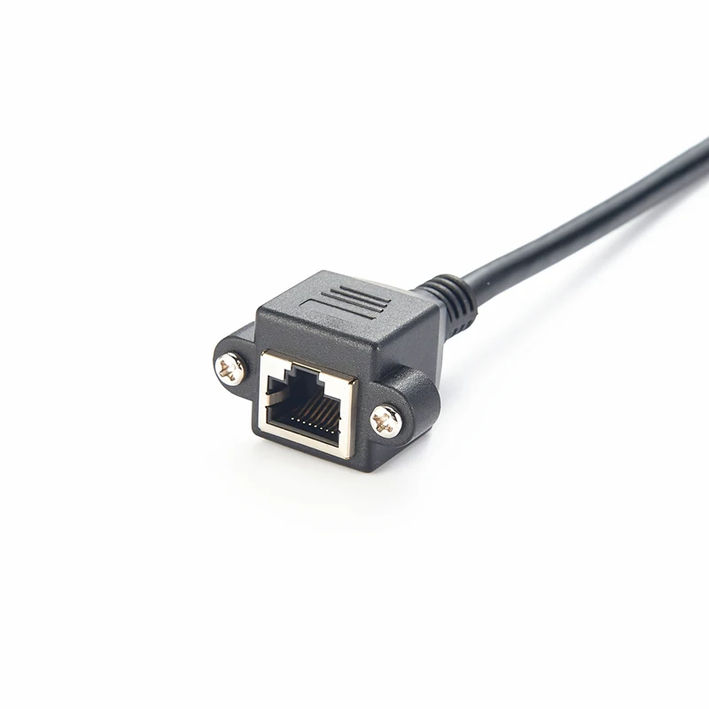 RJ45 Chassis Mount Extension Cable