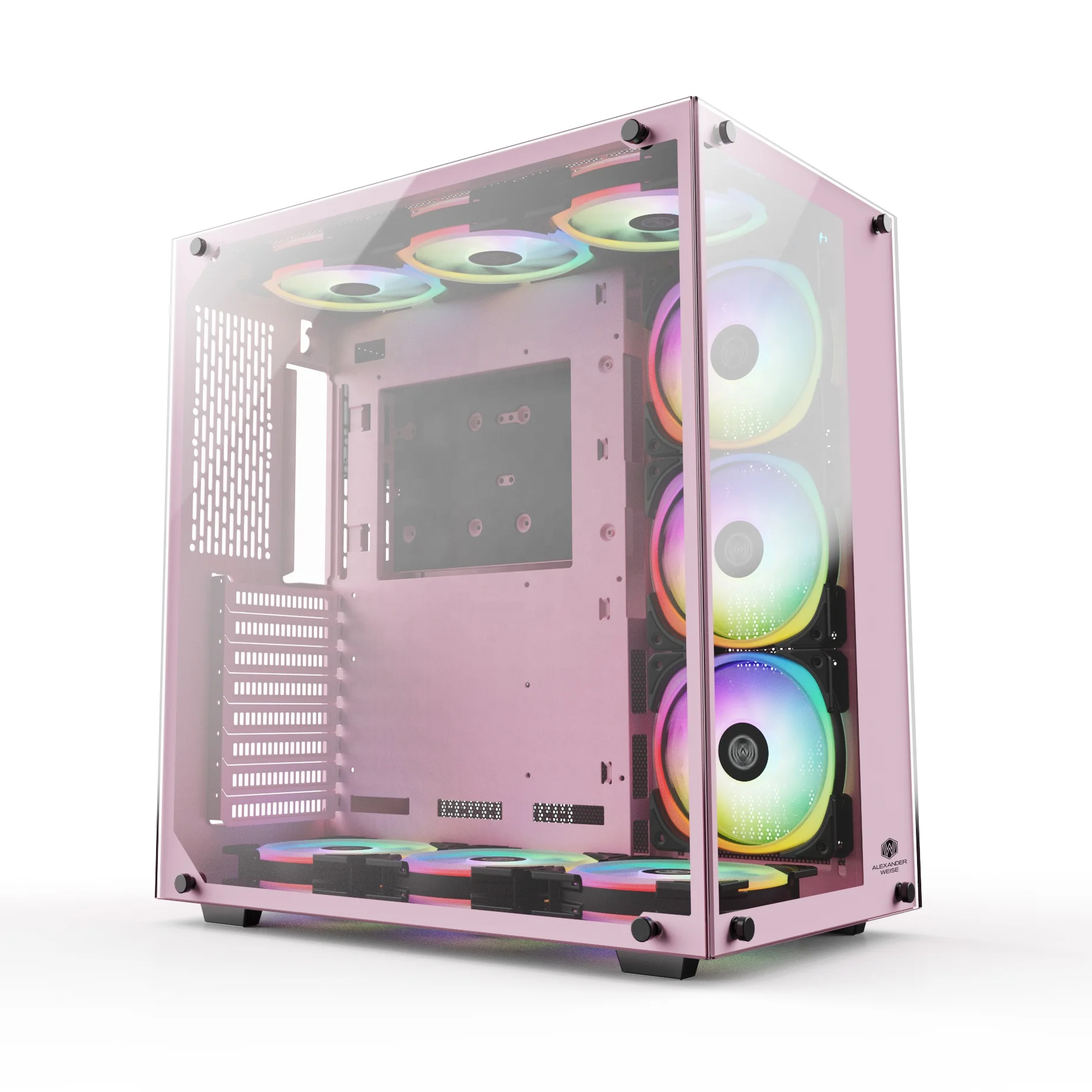 
Закаленное стекло пользовательский компьютер ПК корпус дизайн 