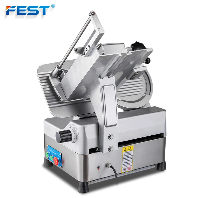 Thin Lamb Roll Bacon Slicer Machine 300mm Cutting Knife Frozen Meat Slicer Machine Pork Slicer