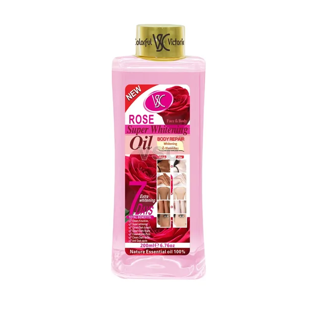 High Quality Pure Relaxing Natural Nourishing Organic Rose Essential Body Whitening Oil Anti-Acne Essential Gold Oil