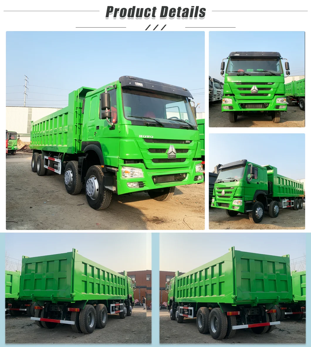 Factory Direct Sale Second Hand Dump Trucks 6*4 10 Wheels 30-40tons ...