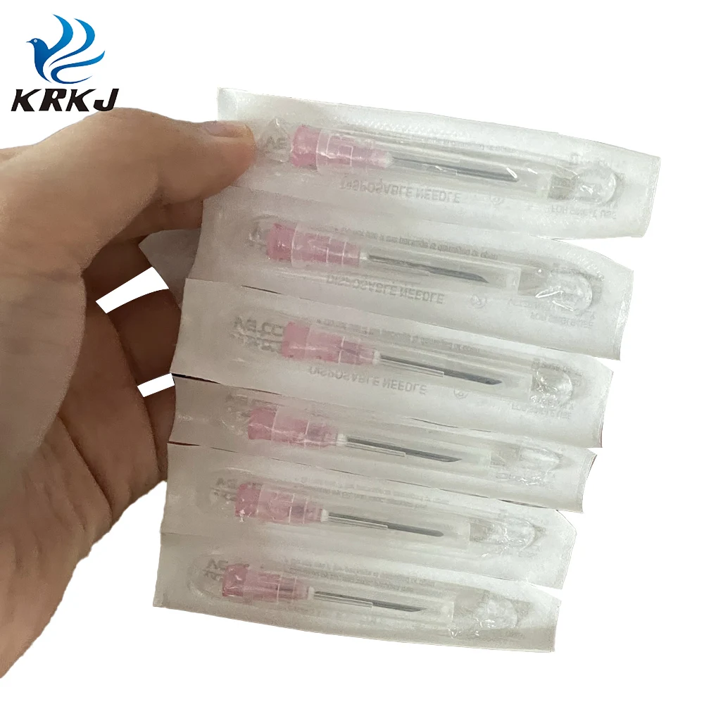 CETTIA KD408 Veterinary Safety Disposable Hypodermic Needles 14g with  Sheath for Animals
