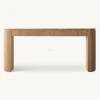 Natural Oak/ Gold Emperador MarbleNatural Oak