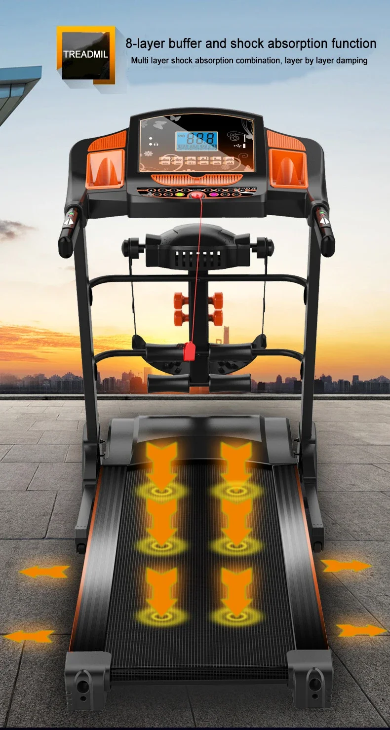 Jog Machine Good Quality Premium Running Machine Touch Screen Treadmills for Home ...