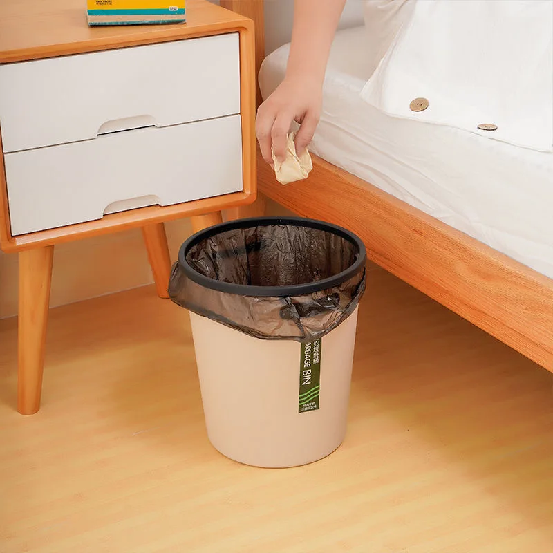 Highcapacity Pp Plastic No Lid Round Shaped Household Trash Can Buy