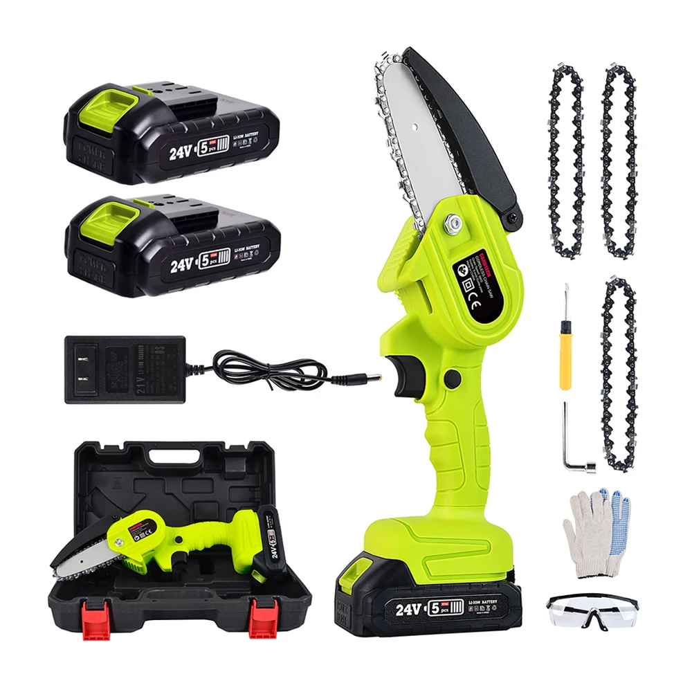 Vertak Battery Powered Mini Chainsaw Hand Held Cordless Mini Chain Saw ...