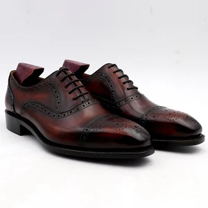 Goodyear Blake Elegant Genuine Leather Shoes Men Designer Hot Selling Custom Leather Shoes for Men Business Office Shoes Men
