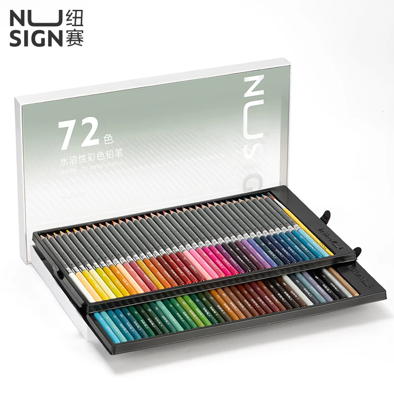 uni 色鉛筆 72色セット+ 多色の油絵具10本セット ペインティングオイル