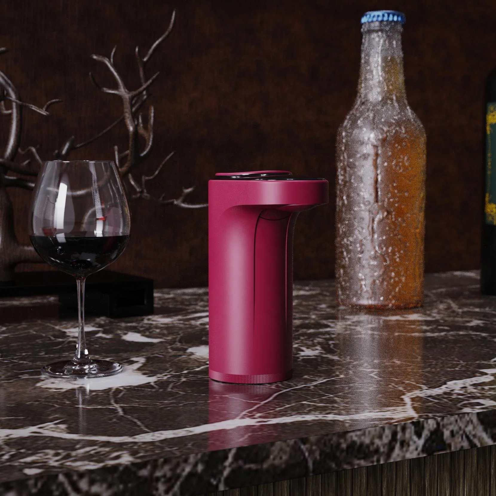 Customize USB Rechargeable Bar Tools Digital Display Automatic Drink Dispenser for Self Serve