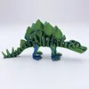 18cm long blue-green stegosaurus