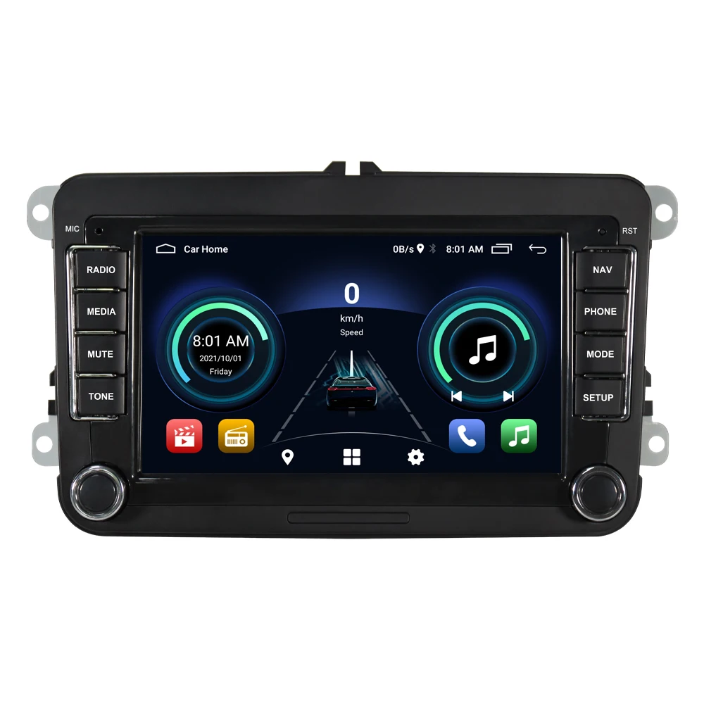 7 Inch GPS Car Video Android 13 for VW Golf Polo Beetle Amarok Touran Polo passat Car DVD Player with Wireless Carplay