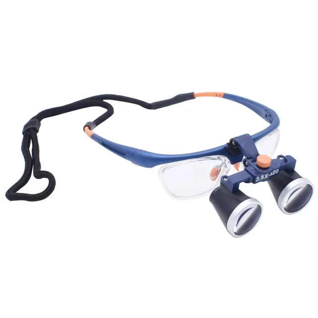 CE Approved FD-503G-1 Two-way Screw Thread Loupe 2.5X 3.5X Galileo Glass-Frame Binocular Surgical Loupes Medical Magnifier
