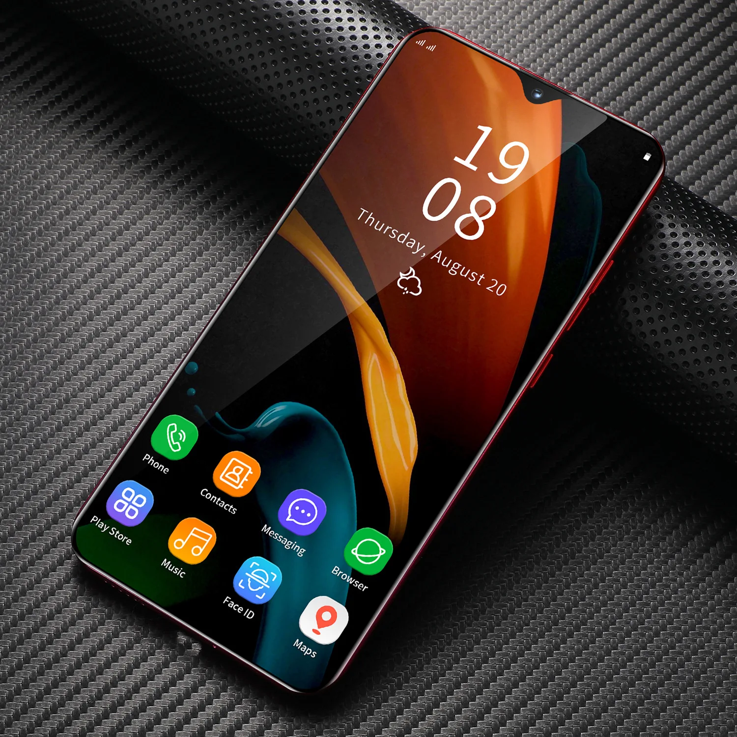 Смартфон S20U, 8 ГБ ОЗУ + 256 Гб ПЗУ, большая память, сотовые телефоны, экран, отпечаток пальца, разблокированный смартфон