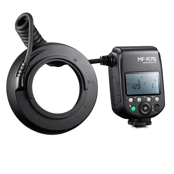 Godox MF-R76 Macro Ring Flash 5000K Ring LED Light Speedlite Flash Light for Canon Nikon Sony and Other DSLR Cameras detail image