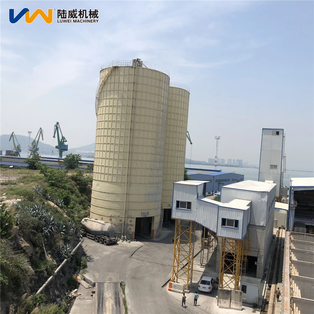Cement Silo with Roof Structure and Steel Steel Structure