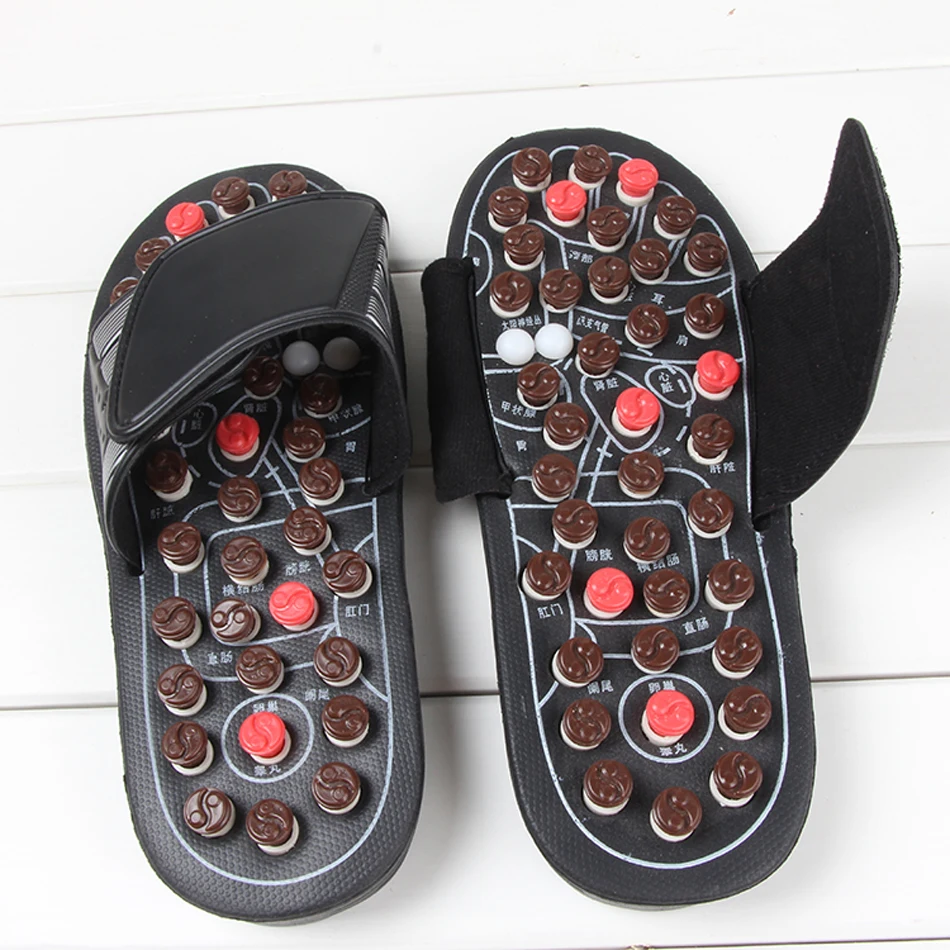 Massage slippers Care Rotate Nodes Simulated Human Finger Pressure Non-slip EVA Soles Acupuncture Points Foot Massager