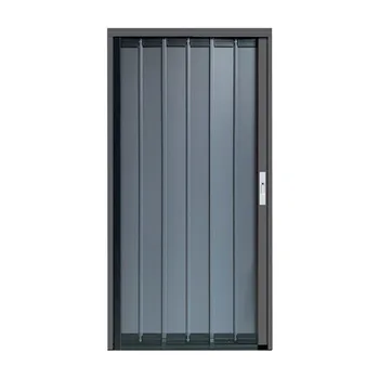 Modern Aluminum Alloy Folding Sliding Door Invisible Partition Fire Retardant Waterproof for Kitchen Bathroom Home Factory Use