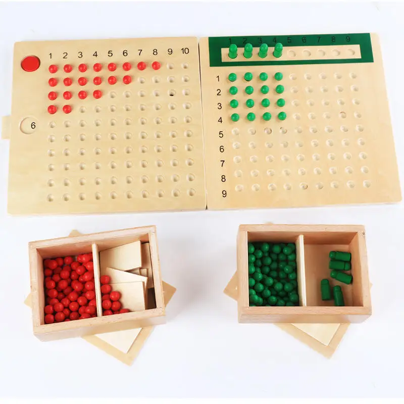 Custom Montessori Children's Wooden Math Counting Learning Board ...