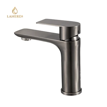 OEM kaiping bathroom sink single handle 1 hole bathroom stainless steel pillar cold mini wash basin faucet