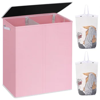 Dorm Room Essentials Compact Laundry Basket for Easy Storage and Organization