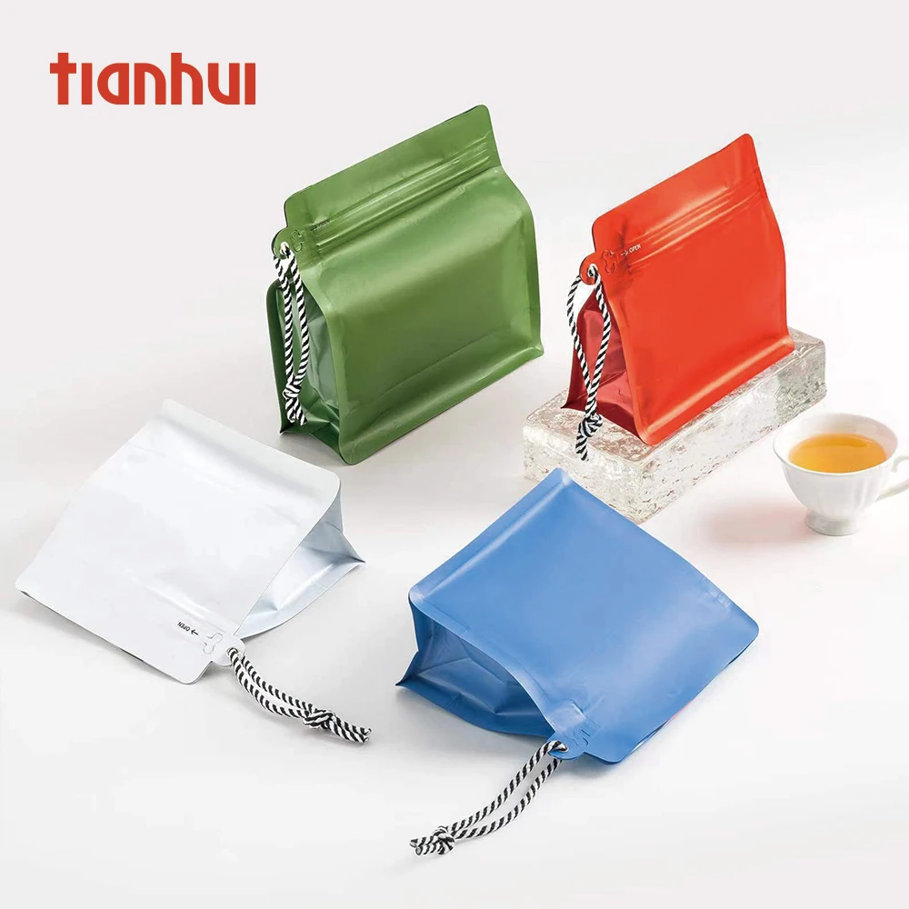 Tianhui emballage alimentaire pour animaux de compagnie pochette debout/emballage en aluminium sac à fermeture éclair/sacs d'emballage alimentaire Doypack Mylar