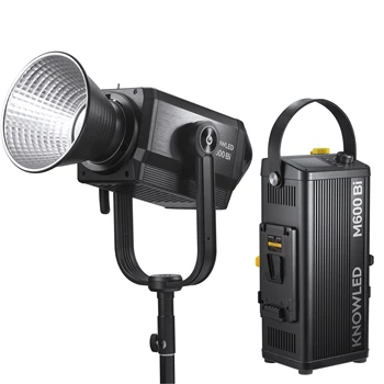 Godox Knowled M600Bi Bi-Color LED Moonlight 2800K-6500K CRI 96+ TLCI 97+ 730W Bowens Mount LED Video Lighht with 7 FX Effects