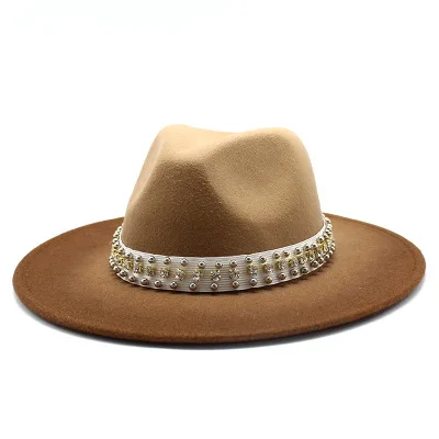 Wholesale Fashion Woolen Fedora Women 