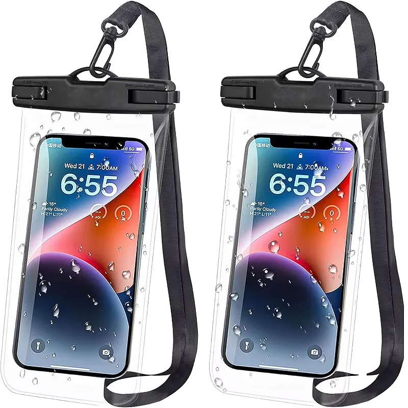 Hot Sale Pack IPX8 Waterproof Phone Pouch Swimming Diving