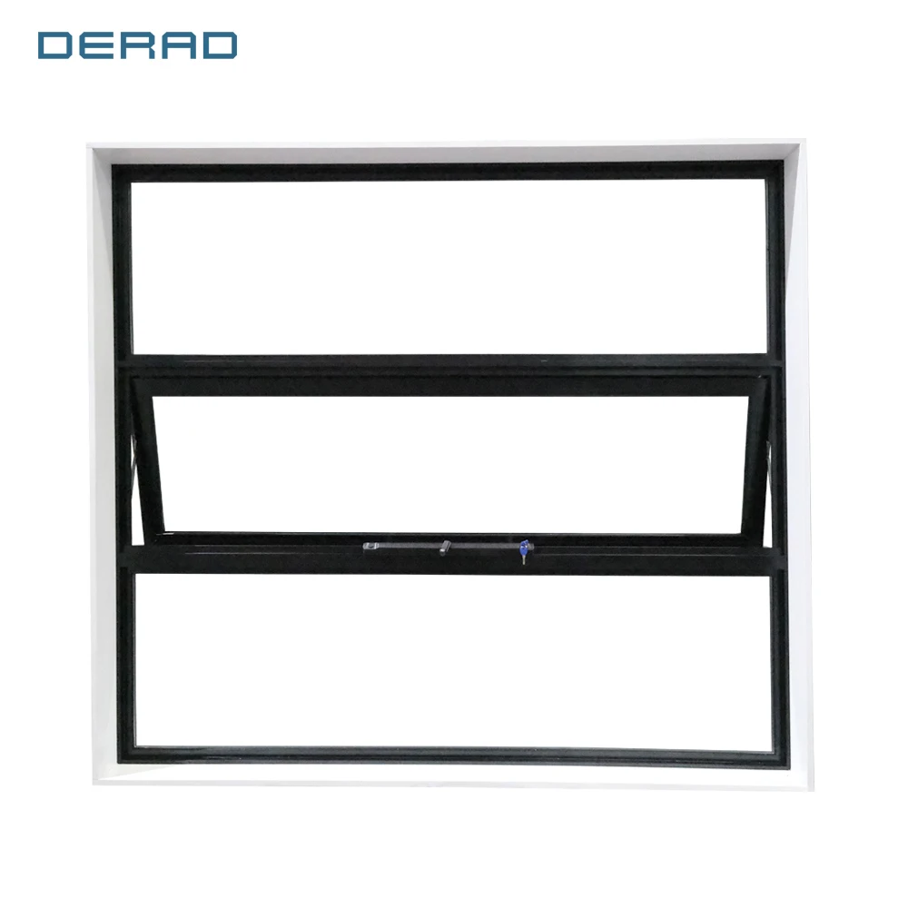 Australian standard Windows Residential Bathroom Kitchen Stairway Aluminum Awning Window with Chain Control Fixed Window