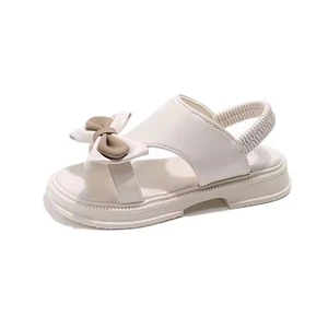 White Bow Girls Sandals Kids Breathable Beach Kids Sandals Summer Children's Sandals for Girls