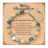 Tarjeta pulsera corazón Hija