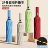 Eight-strand 306 Automatic Umbrella Pongee Fabric - Black