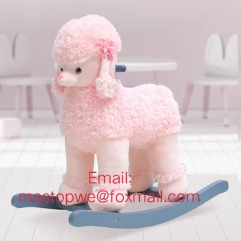 Poodle store rocking horse