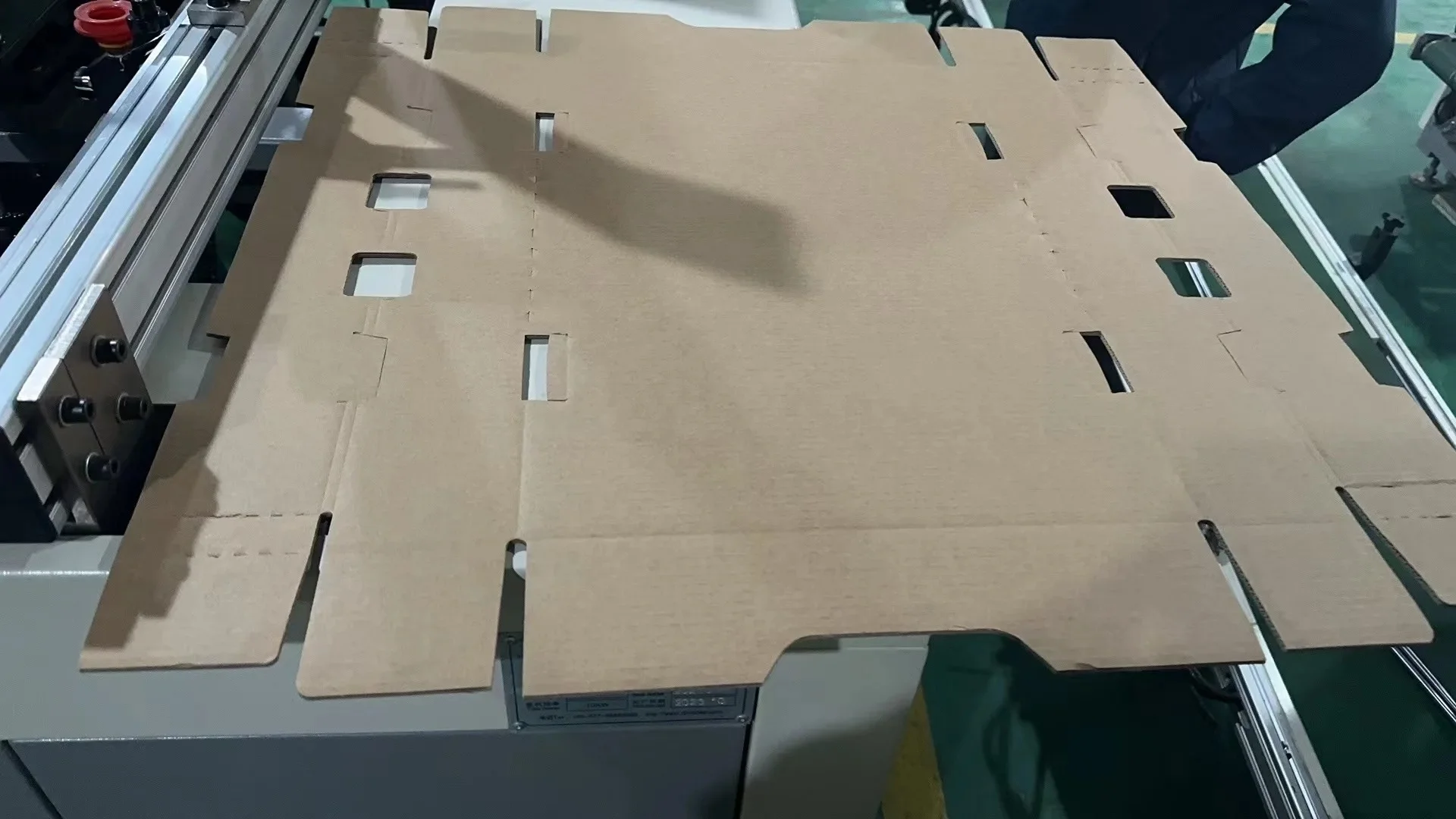 Automatic Banana Box Folding Gluing Machine Maker Fruits Corrugated Carton Paper Box Making Machine
