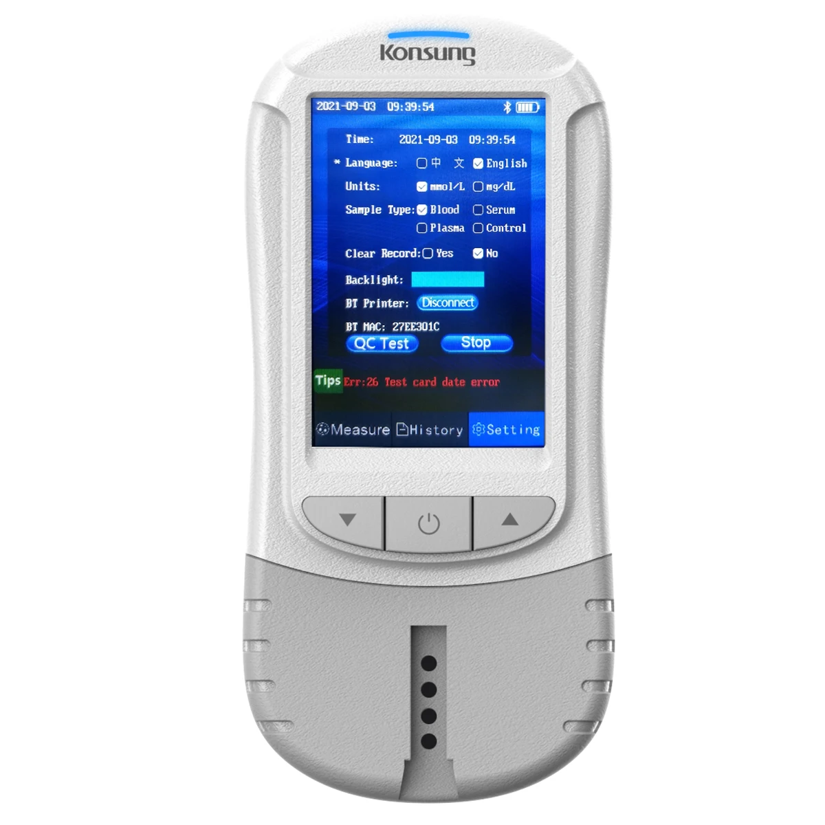 Portable Built in lithium battery dry biochemical analyzer Pocket Chemistry Analyzer