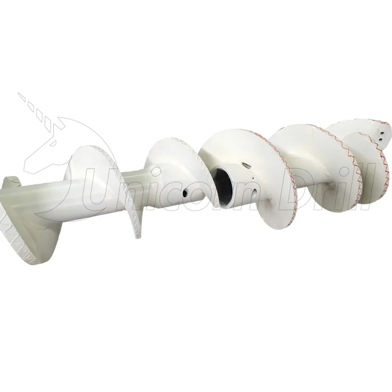 Pile Foundation Rotary Drilling Tools for Bauer Type CFA Continuous Flight Auger With Rock Head