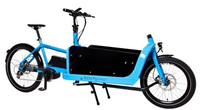Alloy Frame Two Wheel Family Electric Cargo Bike Long John Middle Drive Delivery Bike for Sale