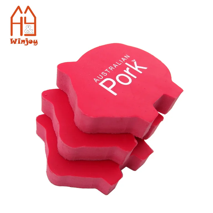Ластик в форме животных ластики В Форме Свиньи/свинины с печатью логотипа на заказ ластик или резина оптом.