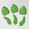 light green leaves 6pcs