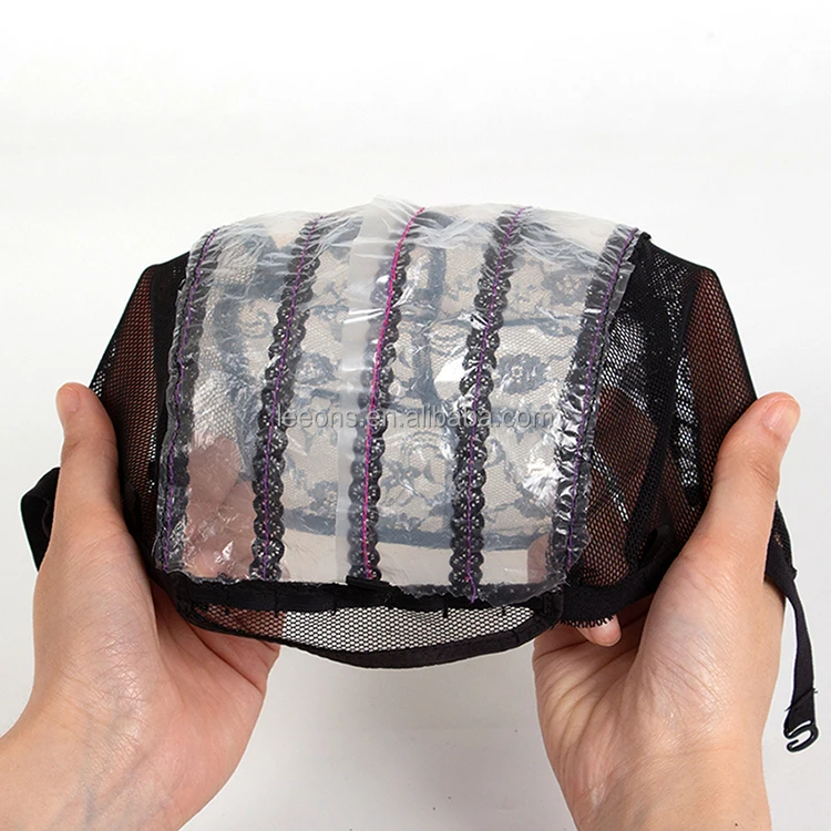 Leeons Monofilament U Part Lace Front Wig Making Caps Ventilated Mesh