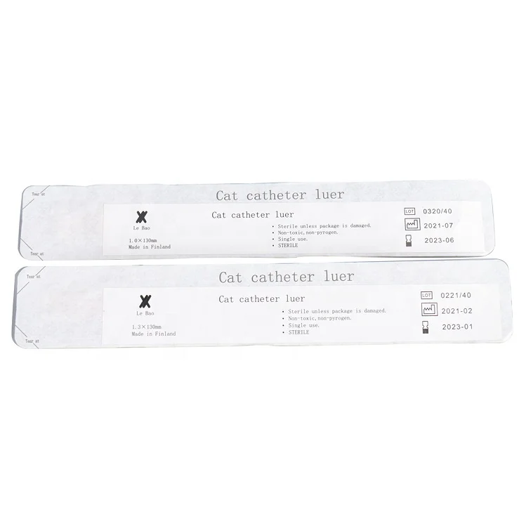 Disposable Veterinary Cat Urine Catheter Urinary Catheter Cat 1.0*130mm