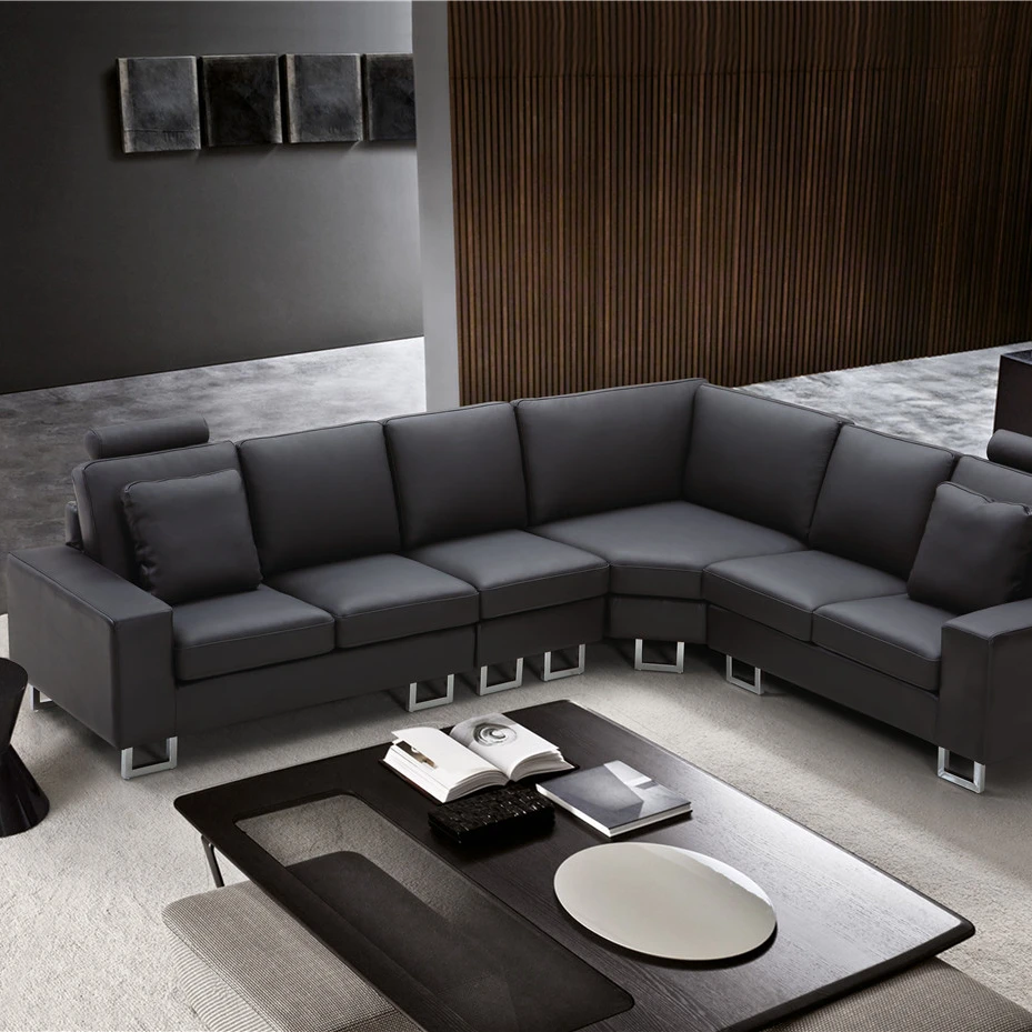2025 New Modern Style Genuine Leather Sofa Set Popular Single Chair for Home Dining Kitchen Genuine Leather OEM Application Sofa