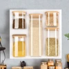 Ensemble carré transparent de 5 pièces