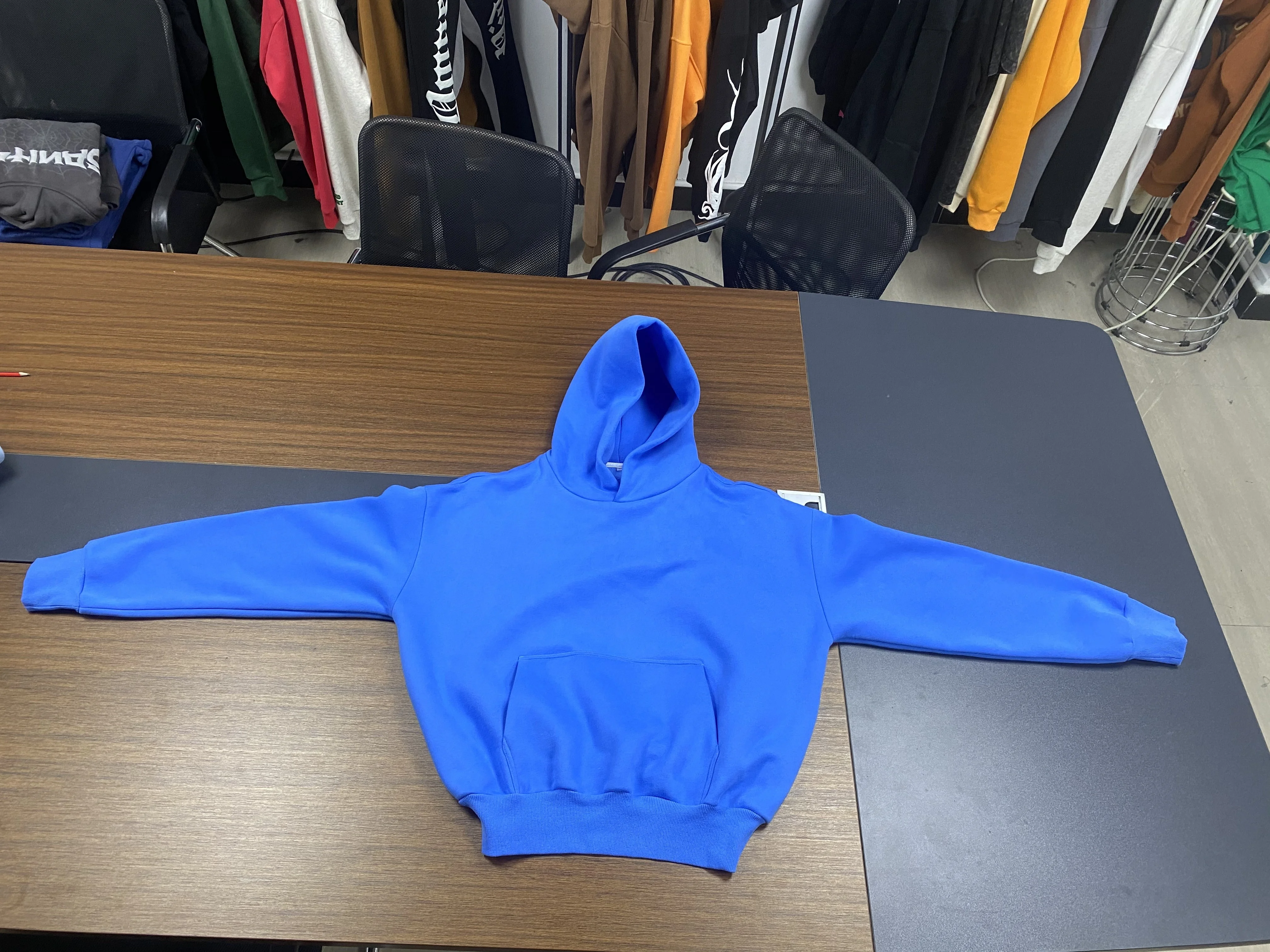 Blank Mens Hoodies High Quality Double Layer 100 Cotton 500 /400gsm